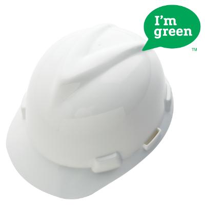 V-Gard GREEN Protective Hard Hat