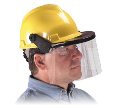 Defender(tm) faceshield frame
